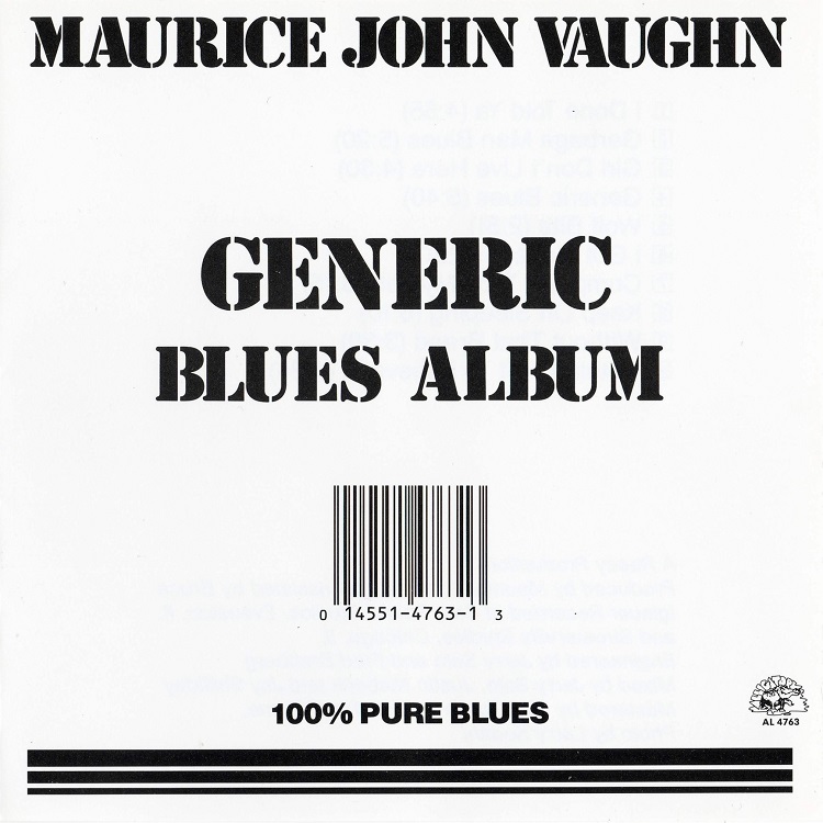 xr 09 Maurice John Vaughn - Generic Blues Album - Cover