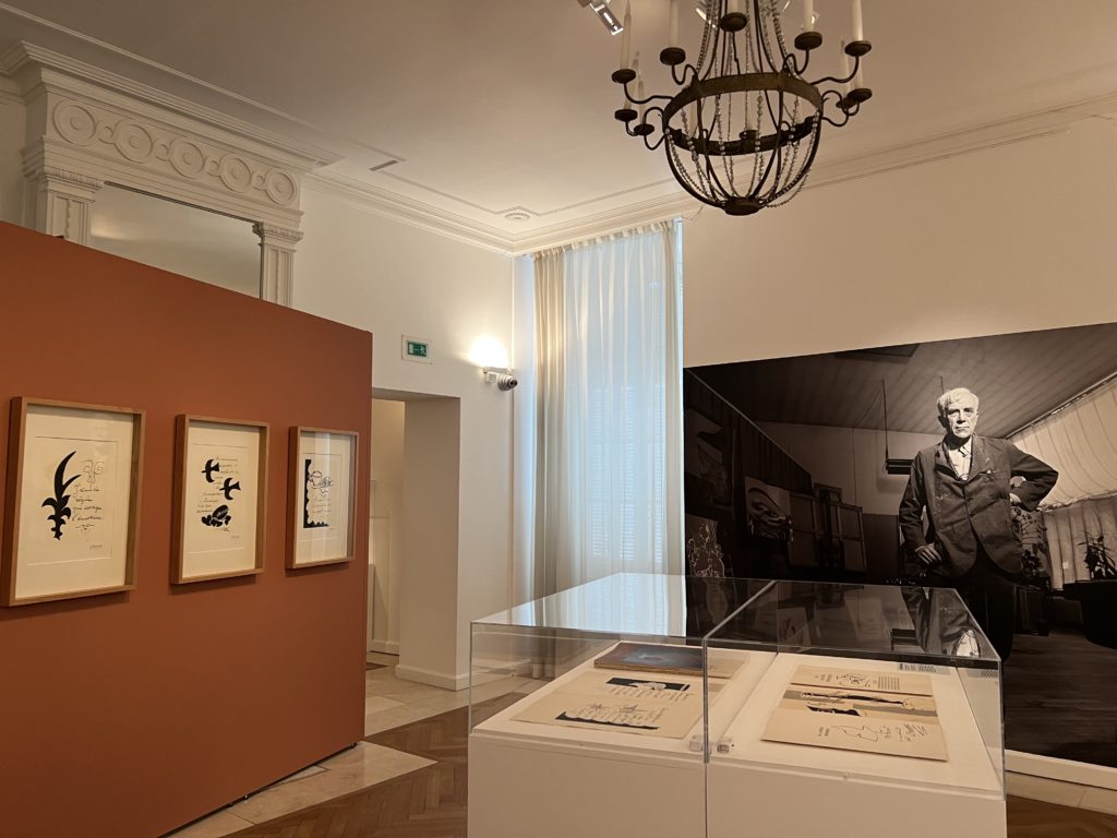 Musée PAB, expo G Braque, salle atelier