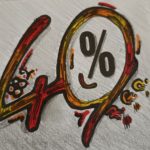 Logo 40 pour cent de quota