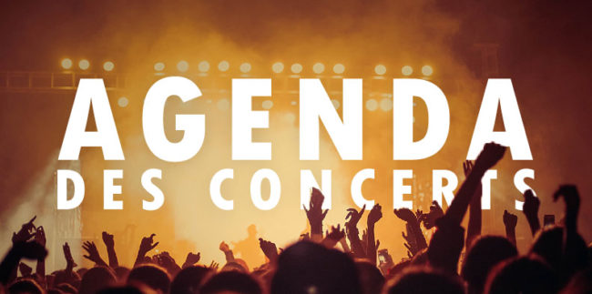 Agenda des concerts